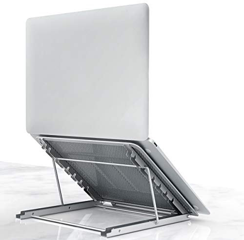 Lidasen Laptop Stand Tablet,Foldable Portable Ventilated Desktop Laptop Holder, Cooling Stand (10-15.6) compatible with Dell XPS, HP, Lenovo,Universal Lightweight&Adjustable Ergonomic Tray