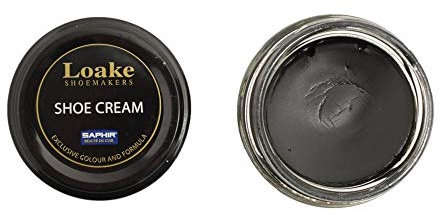 Loake Black Cream Polish By Saphir - Exclusive Colour And Formula Leather