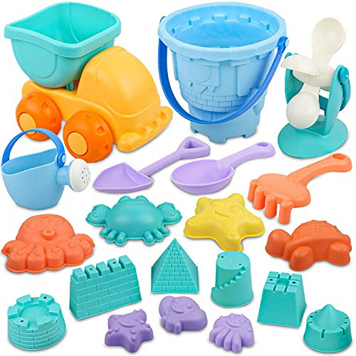Dreamon Sand Strand Spielzeug für Kinder Water Toys mit Netztasche Set für Age 3,4