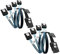 OIKWAN Internal Mini SAS to SATA Cable (SFF-8087 to SATA Forward Breakout) 3.3 Feet(2pack)