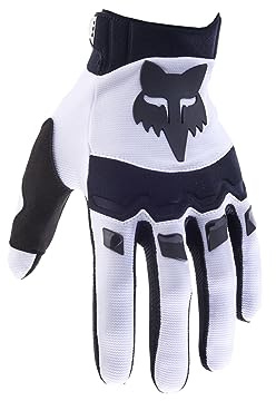 Fox Racing Dirtpaw Glove - Gepolsterte Knöchel, Flex-Komfort, Klettverschluss, Stretch für Beweglichkeit, Langlebige Materialien, High Performance - Farbe: White, Größe: 2X