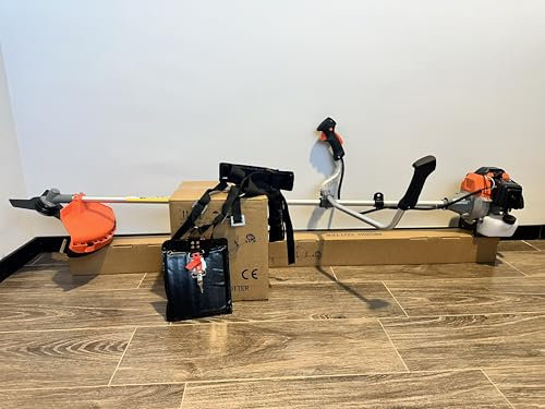 Desbrozadora Gasolina Profesional Multifunción, Modelo CG520 (A). con Mando, 52CC, Tanque de 120ml, Cuchilla de 3 Dientes, Carrete, Sistema Antivibración y Cortadora, Motor de 2 Tiempos.