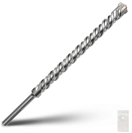 1-9/16 x 20 SDS Max Rotary Hammer Drill Bit, 40x520mm Masonry Drill Bit | Carbide Tip Concrete Drill Bit for Masonry, Brick, Stone, Concrete