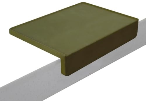 watchget Espresso Tamping Mat, Coffee Tamper Mat, Olive Silicone Food Grade Pad, 8Inch X 6Inch Coffee Tamp Station, Espresso Accessory, Dustproof Waterproof and Heat Resistant | Dustproof,Ultra Thick,Waterproof & Heat Resistant,Non-Slip Corner Tamper Mat,Barista Espresso Machine Accessory,8x6, Olive