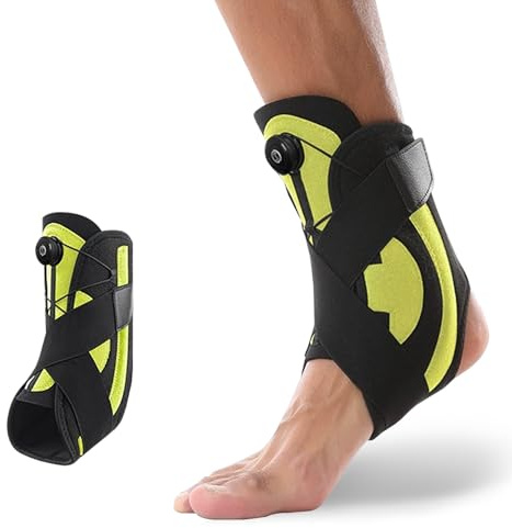 Fascia per caviglia regolabile, cavigliera flessibile, cavigliera, cavigliera, fascia per caviglia, cavigliera, fascia ultra sottile, fascite plantare, per corsa, calcio, destra e sinistra, colore