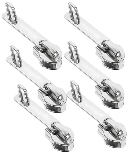 6 Stück Teiliges Zipper Pull Metall für Koffer, Ersatzteile Reißverschluss Zipper, Doppel Layer Reißverschlusss, Abnehmbarer Kordelzug Gepäckzubehör, Reißverschlusss Reißverschluss Reparatur