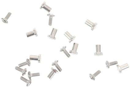 Toddmomy Kit de Tornillos de Repuesto para Gafas 2 Juegos Metálicos Duraderos Tornillo para Gafas y Piezas de Reparación Lectura y Montura de Alambre