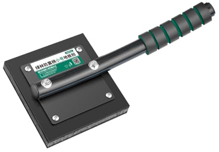 Ergonomic Handle Rubber Clapper Paving Tool Hammer for Even Laying of Tiles & Wood Floor Reduced Striking Frequency Tiling Helper