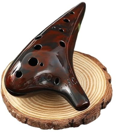 Ocarina Galvanizada Con Llave En C Alto De 12 Agujeros Instrumento De Viento Profesional Para Adultos De Nivel Básico(2)