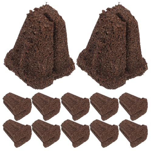 TOGEVAL Kit de Culture Hydroponique 30 Pièces – Cubes de Bouturage en Charbon Végétal Trous Préformés Support de Semis sans Terreau Haute Rétention D’Eau pour Jardinage Intérieur et