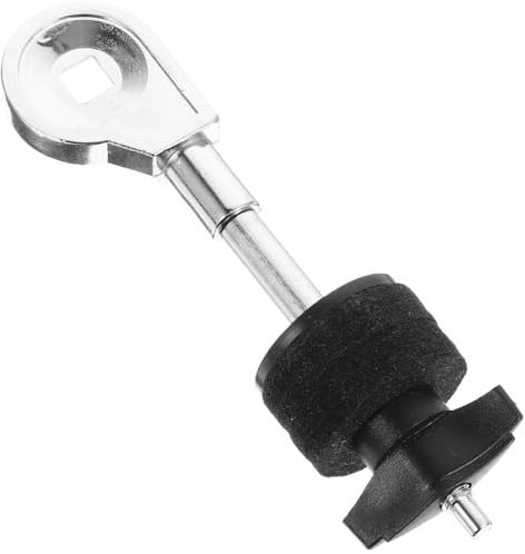 Healeved Soporte de Función para Metal Color Platillos Apilador de Plata y Amortiguadora Resistente Instrumentos de Percusión Batería