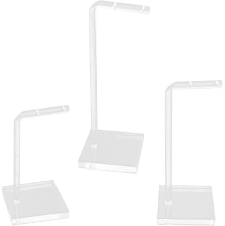 GATHINESS 3 Stück Ohrringhalter aus Acryl Schmuckständer für Ohrringe Eleganter Ohrschmuck Organizer mit T förmigem Design für Handwerksmessen und Einzelhandel