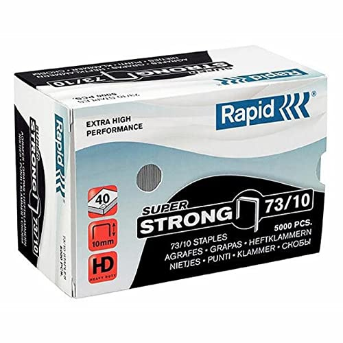 RAPID 24890400 - Caja 5000 grapas 73/10 mm Super Strong galvanizada