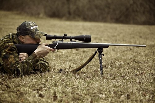Vanguard Equalizer Bipied pour Fusil avec Adaptateur Picatinny, bipied pour Carabine de tir