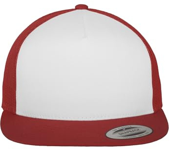 Flexfit Erwachsene Mütze Classic Trucker, Red/Wht, One Size, 6006W