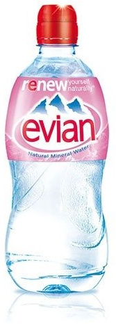 Evian Sports Cap 750ml X 10 (Pack of 10)