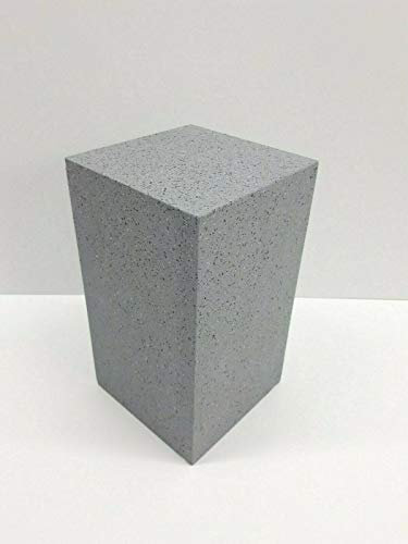 Dekosäule grau Granitoptik, Deko Säule, Podest, Säule (91x20x20, Holzwerkstoff)