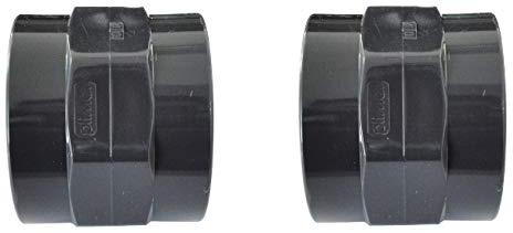 well2wellness® PVC Gewindemuffe mit 2 x Innengewinde - 11/2-2 Stück (200164-2)