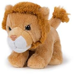 Trigon Stofftier Löwe, 13 cm Kuscheltier Plüschtier, Wildtier Zootier Raubkatze Softplüsch