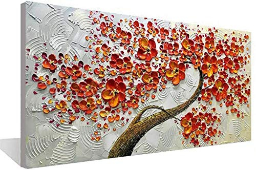 Pittura Ad Olio Dipinto A Mano su Tela Quadro Dipinto A Mano Pittura A Olio Soggiorno Parete Foto Tela Moderna Pittura Estratto Tela di Canapa di Art del Salone Dell'Estratto -50X100Cm