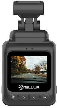 TELLUR Dash Patrol DC1 Car Camera, FullHD 1080P, G-Sensor detects impact and starts recording, Parking Monitoring Function, Black