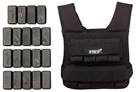 ZXQZ Gewichtete Weste, Voll Verstellbare Gewichtsweste für Männer, Frauen, Gewichtswesten für Calisthenics, Krafttraining, Heim- und Gewerbliche Nutzung. (Size : 19kg)