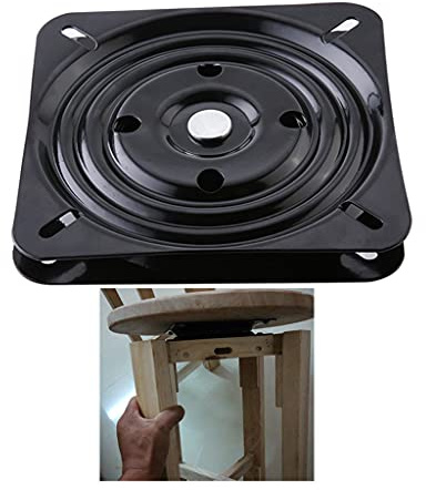 SHYM Plateau Tournant de Base Pivotant Carré Longueur Latérale 159/199 Mm pour Fauteuil Inclinable Ou Meuble Capacité de Charge 200 Kg Mécanisme de Plaque Pivotante