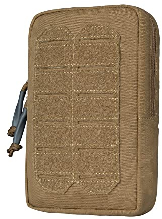 IDOGEAR Taktisk MOLLE-väska Multifunktionell kompakt EDC liten verktygsväska Admin Organizer 500D Nylon (Coyote Brown)