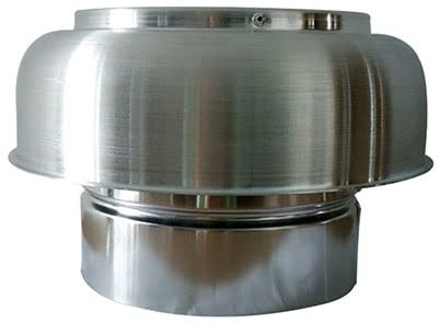 WESTUX Comignolo, Cappuccio A Fungo in Alluminio da 4-8 Pollici for Sistema di Ventilazione di Recupero del Calore di Sfiato del Tetto dell'Aria Antivento Antipioggia 1 Pz (Size : 4 inch)