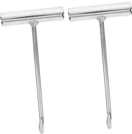Healeved Crochet de Boucher T, Lot de 2, Zinc Coat, Réutilisable