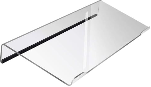 YARNOW Transparenter Acryl Tastaturständer Mit Neigung Und Rutschfestem Design Für Schreibtisch Ergonomische Tastaturablage Zur Büroorganisation Und Platzersparnis
