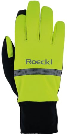Roeckl Riveo Winter Fahrrad Handschuhe lang Fluo gelb 2024: Größe: 9.5