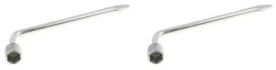 NeaxgeandX 2 Satz von 22 mm Radmutternschlüssel Auto LKW Strebe Reifen Sechskantschlüssel Steckschlüssel