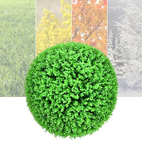 ATYUJKB Buchsbaumkugel Künstlich Topiary Kugel 30cm, Künstliche Simulierte Graskugel, Dekokugeln Aus Grünem Gras Grasball-dekor, Graskugel Deko für Die Haustür, Den Hinterhof