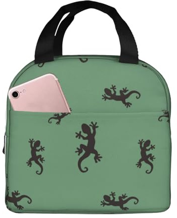 Bolsas de almuerzo aisladas para hombres y mujeres, para el trabajo, bonita bolsa térmica suave con aislamiento para viajes, a prueba de agua, lonchera pequeña para adultos, para hombres y mujeres