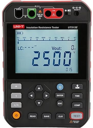 UNI-T Tester di resistenza di isolamento UT512E