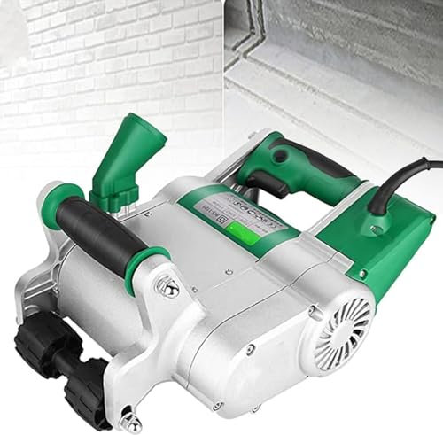 1100w Wall Slot Cutting Machine, Electric Wall Slot Machine,2000 RPM Wall Slot Cutting Machine Slotting Machine for Brick Granite Marble(110v)
