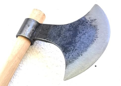 Ascia con bottoni a pressione da 750 g. Occhio rotondo, manico da 1200 mm.