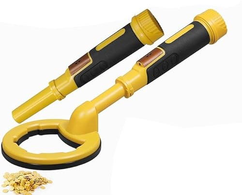 Underwater Metal Detector, Metal Detector with Grade Audio Vibrations LED Alerts, IP68 Handheld Fully Waterproof 30m‑60m Pinpointer Detector,For Diving Treasure Hunting Tool
