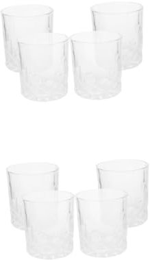 MAGICLULU 2 Ensembles Verre À Whisky Verres À Cocktail Verres Bouteilles À Vin Floraux Fantaisie À L'Ancienne À Vin De Bar Verre À Vin De Ménage Tasse À 4 pièces * 2