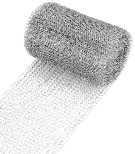 Treillis Métallique En Acier Inoxydable, 6M x 127mm Grillage Fine Maille, Grille Maille Métallique Anti Rongeur Pour La Protection Des Rongeurs, Protection Des Semis Et Des Graines