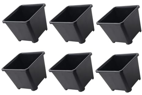UKCOCO 6piezas Maceta De Plástico Decoración De Macetas Contenedor para Plantar para Viveros Contenedor para Plantas