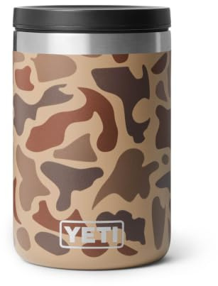 YETI Rambler 16 oz Food Jar, Vacuum Insulated, Stainless Steel, With Airtight Lid, Wetlands Camo