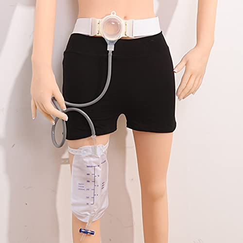SDGBCXD sacche per stomia， Sacche for stomia, colostomia, ileostomia, a Tenuta stagna, Senza Bisogno di incollaggio, for la Cura della colostomia, con Sacca for urina con Taglio Completo in Vita.