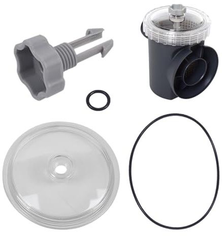 Cubierta para Bomba Flotante, Juego de Tapa de Bomba de Seguridad, Tapa de Filtro de Piscina de Alto Rendimiento, Anillos en O, Cubierta de Trampa para la Limpieza del Filtro de, Compatible con