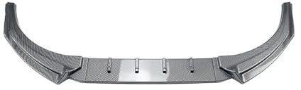 Für VW Für Polo MK4 9N 2005 2006 2007 2008 Frontstoßstangenspoiler Geteilter Kotflügel(Carbon Look)