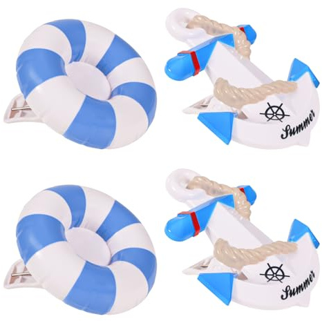 QKURT 4 Stück Strandhandtuchklammern, Sonnenliegen-Reiseklammern, Kunststoff Strandtuch Klammern, Winddichte Kunststoff Klammern, Wäscheklammern Groß für Sonnenliegen, Bettwäsche, Teppich, Kleidung