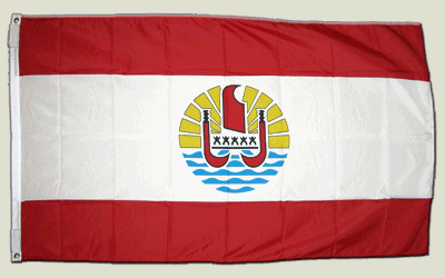 Flagge Frankreich Französisch Polynesien - 90 x 150 cm [Misc.]