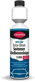 Caramba Easy Clean Sommer Scheibenreiniger Konzentrat 1:100, für die Auto-Scheibenwaschanlage, Glasreiniger für Windschutz- und Heckscheibe, 250 ml
