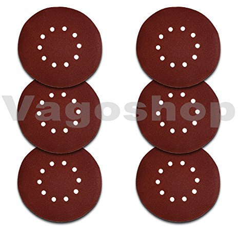 Lot de 100 Velcro Ø 225 mm 10 trous Grain 60 disques abrasifs papier abrasif